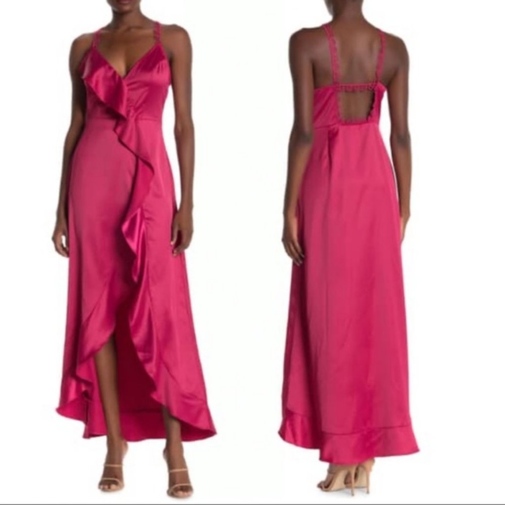NWT One One Six Harare Ruffle Maxi Dress